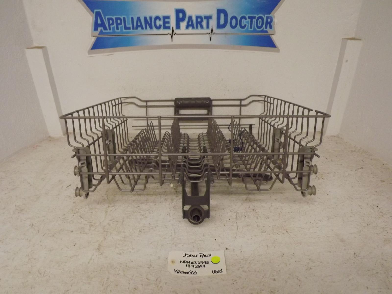 KitchenAid Dishwasher WPW10312792 1876397 Upper Rack Used KitchenAid Dishwasher WPW10312792 1876397 Upper Rack Used